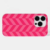 Roze Chevron Chic en beschermend Hoesje (Achterkant (horizontaal))