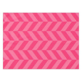 Roze Chevron Elegante Eetkamer Decor Tafelkleed (Voorkant (Horizontaal))