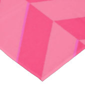 Roze Chevron Elegante Eetkamer Decor Tafelkleed (Gekanteld)