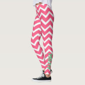 Roze Chevron leggings (Links)