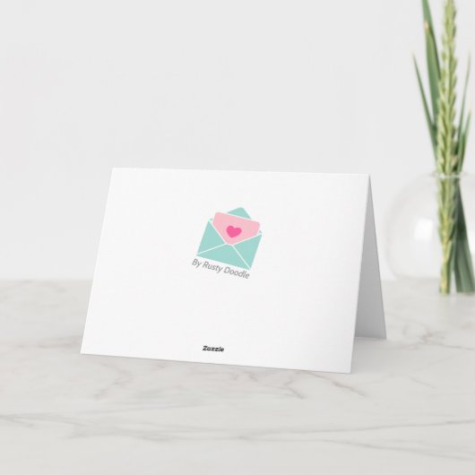 Roze Chevron, Leraar waardering appel Kaart (Achterkant)