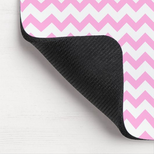 Roze Chevron Muismat (Hoek)