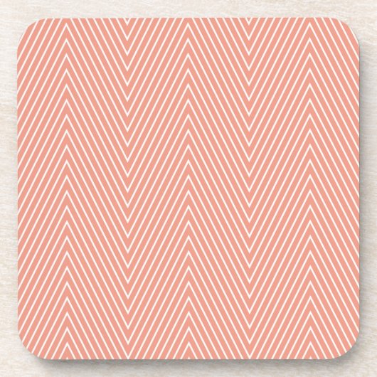 roze chevron onderzetter (Voorkant)