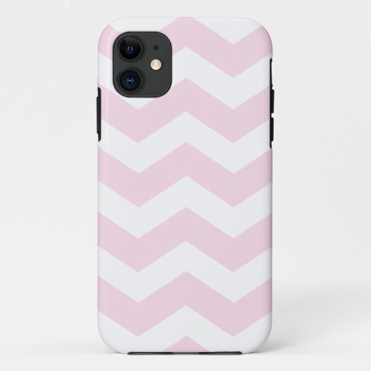 Roze Chevron Pattern Hoesje-Mate iPhone 5 Hoesje (Achterkant)