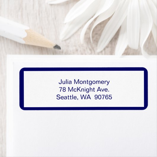 Roze Chevron Return Label (Insitu)