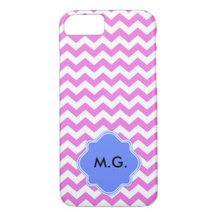 Roze Chevron Zigzag Pattern Case-Mate iPhone Case
