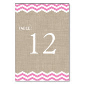 Roze Chevrons op het nummer van de overlapping Kaart (Voorkant)