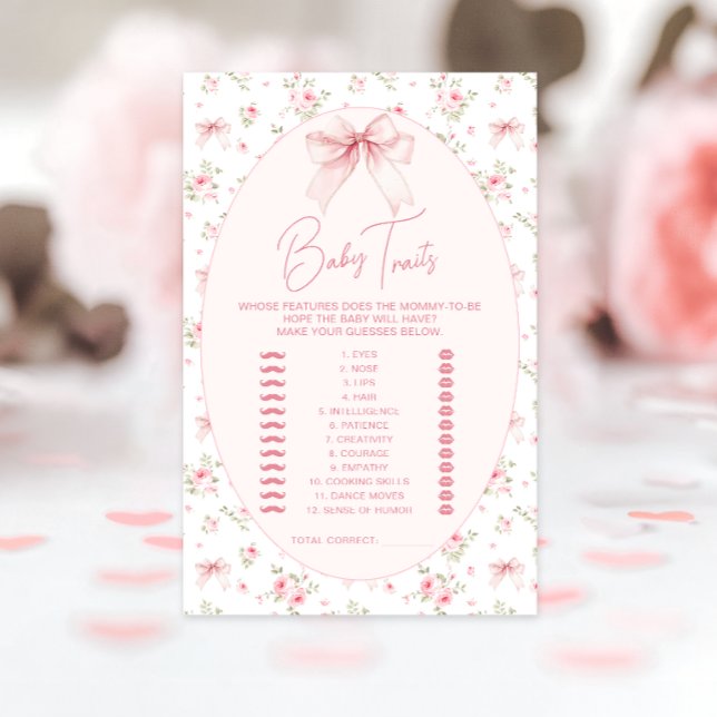 Roze Chic Bloemenslinger Baby Kenmerken Shower Spe (Creator heeft geüpload)