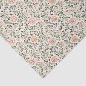 Roze Chic Bloemige Verjaardag Tissuepapier (Detail)