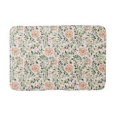 Roze Chic Bloemrijke Bruidsdouche Badmat (Voorkant)