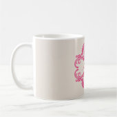 Roze Chic Damask Mok (Links)