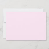 Roze chic eenvoudige script Moederdag brunch Kaart (Achterkant)