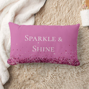 Roze Chic Glitter Sparkle Kussen
