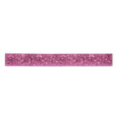 Roze Chic Glitter Sparkle Satijnen Lint (Voorkant)