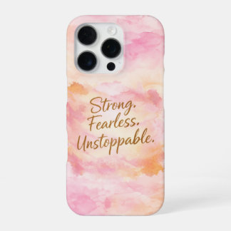 Roze Chic Moppie Motiverend iPhone 16 Pro Hoesje