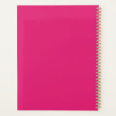 Roze | Chic Multicolor Doelen Planner (Achterkant)