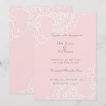 Roze Chic Vintage Elegante Kanten Trouwjurk
