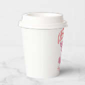 Roze Chicago vrijgezellenfeest Papieren Bekers (Rechts)