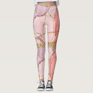 Roze Chick Sport Kniebroek Leggings