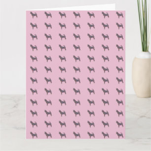 Roze Chihuahua Wenskaart Kaart