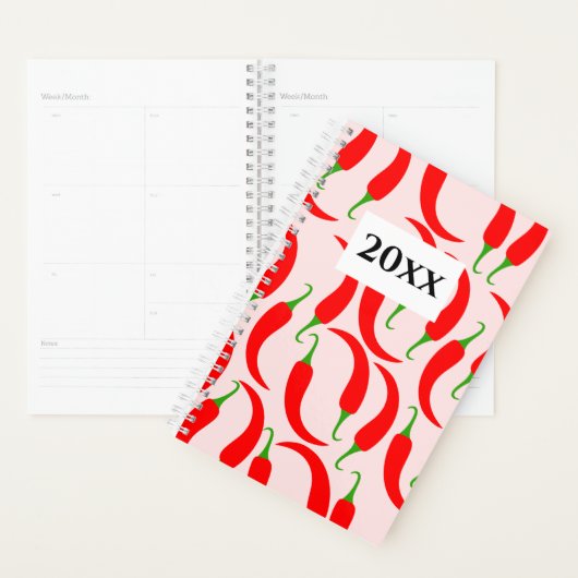 Roze Chili Peppers Planner (Display)