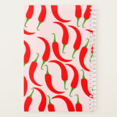 Roze Chili Peppers Planner (Achterkant)