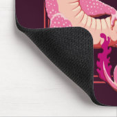 Roze Chinese draak Muismat (Hoek)