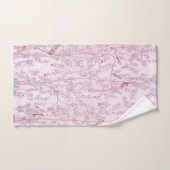 Roze Chinoiserie 3 Stuk Luxe Bad Handdoek (Handdoek)