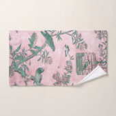 Roze Chinoiserie 3 Stuk Luxe Bad Handdoek (Handdoek)