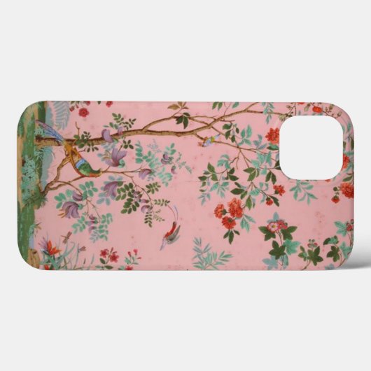Roze Chinoiserie Case-Mate iPhone Case (Achterkant (horizontaal))