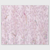 Roze Chinoiserie Chinese Decoupage Cadeaupapier (Vlak)