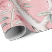 Roze Chinoiserie Chinese Decoupage Cadeaupapier (Rol Hoek)
