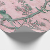 Roze Chinoiserie Chinese Decoupage Cadeaupapier (Hoek)