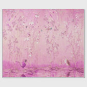 Roze Chinoiserie Chinese Decoupage Cadeaupapier (Vlak)