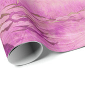 Roze Chinoiserie Chinese Decoupage Cadeaupapier (Rol Hoek)