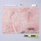 Roze Chinoiserie Chinese Decoupage Tissuepapier (Craft)
