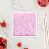 Roze Chinoiserie Decoupage Servet (Insitu)