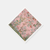 Roze Chinoiserie Decoupage Servet (Hoek)