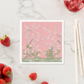 Roze Chinoiserie Decoupage Servet (Insitu)