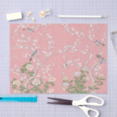 Roze Chinoiserie Decoupage Tissuepapier (Craft)