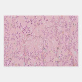 Roze Chinoiserie Decoupage Verpakking Papier Blade Inpakpapier Vel (Voorkant)