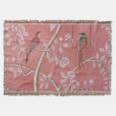 Roze Chinoiserie Deken (Voorkant)