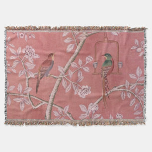 Roze Chinoiserie Deken