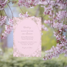 Roze Chinoiserie Elegante Trouw