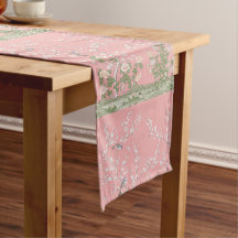 Roze Chinoiserie Floral Modern Dineren