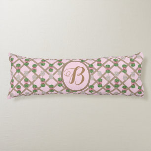 Roze Chinoiserie Ginger Jar Topiary Lichaamskussen