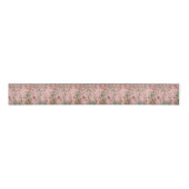 Roze Chinoiserie Grosgrain Lint (Voorkant)