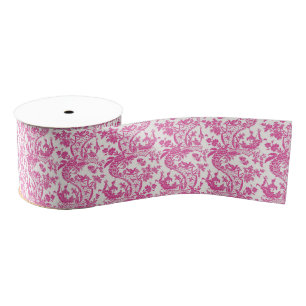 Roze Chinoiserie Grosgrain Lint