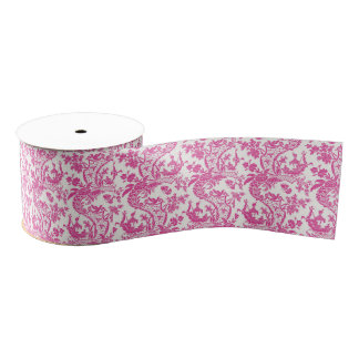 Roze Chinoiserie Grosgrain Lint