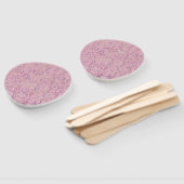 Roze Chinoiserie Handwaaier (Niet-gemonteerd)